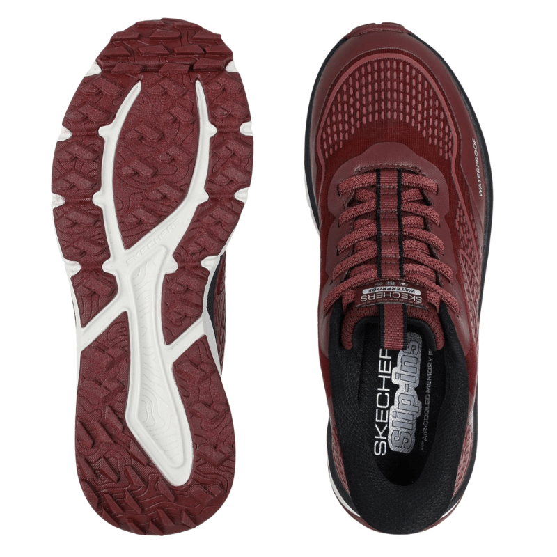 Skechers slip-in outdoor damesneaker - Rød