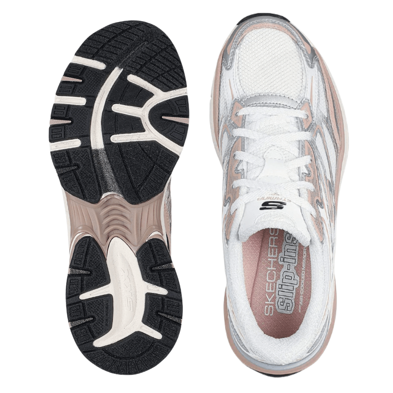 Skechers slip - in damesneaker - Hvid