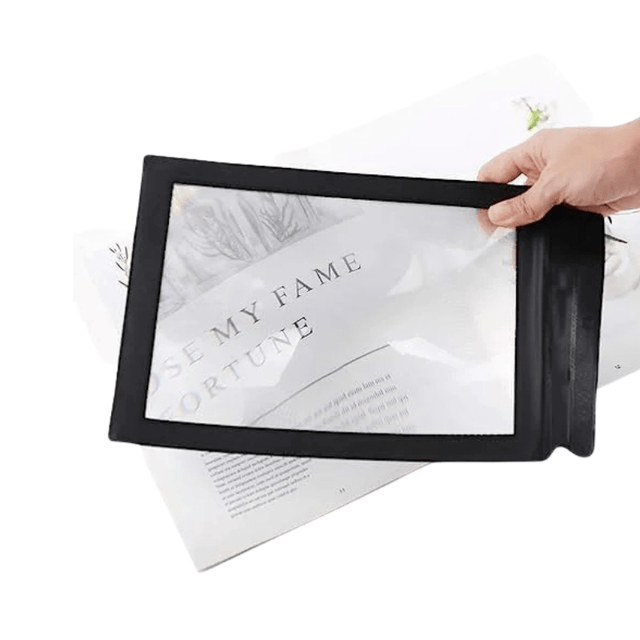 Fleksibel forstørrelsesplade - 3x forstørrelse