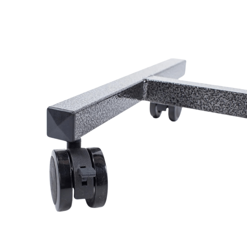 Sängbord med hjul i ljust trä