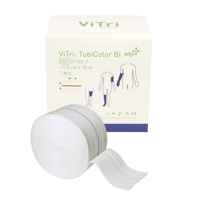 Tubebandage 7,5 cm - Rulle med 10 m - Seniorshop