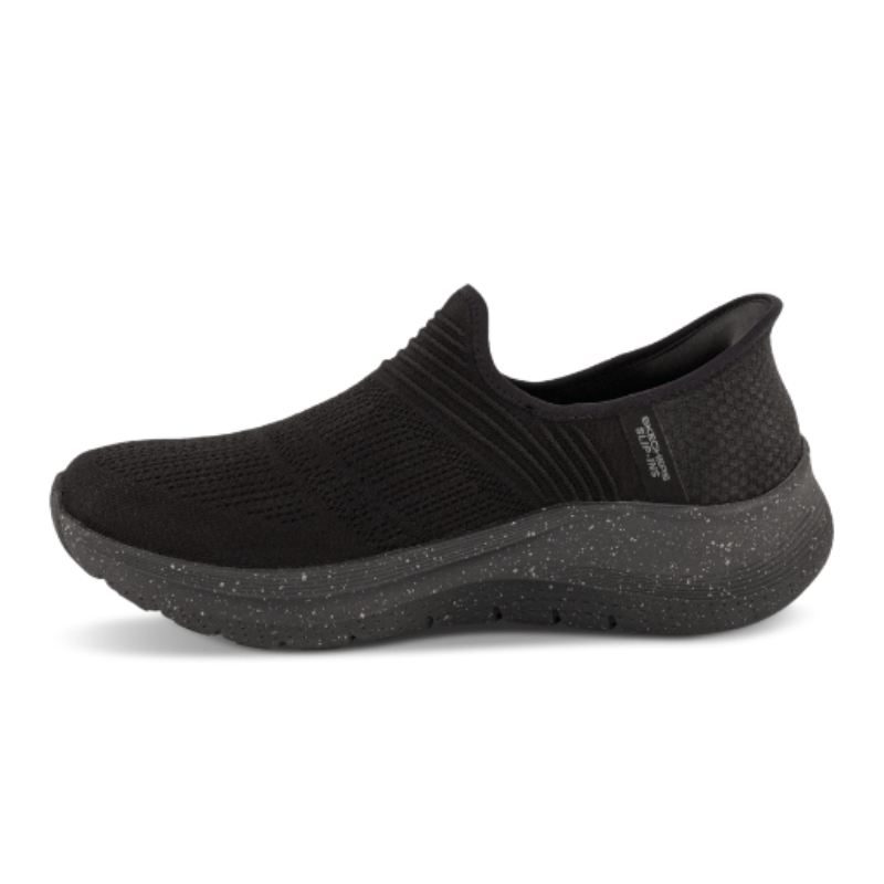 Skechers vandtæt damesneaker - Sort