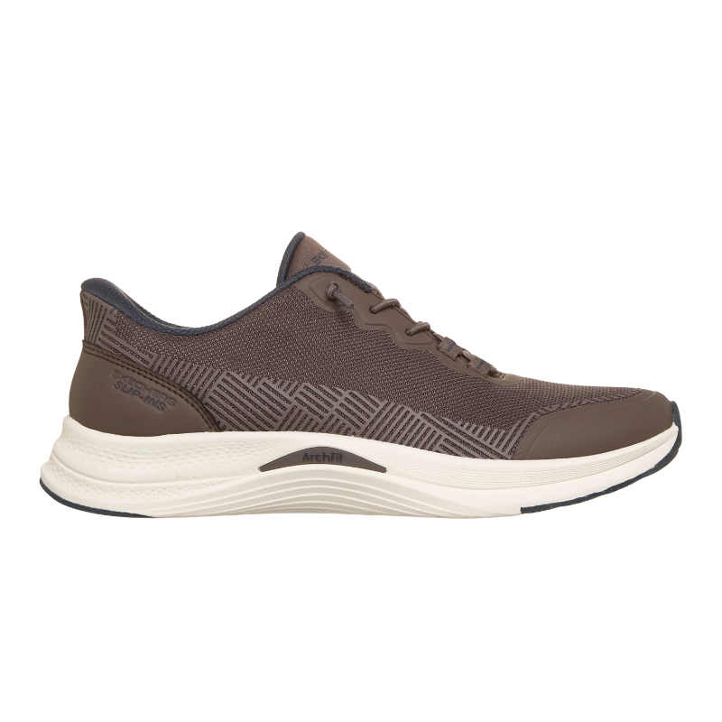 Skechers slip-in damsneaker - Brun