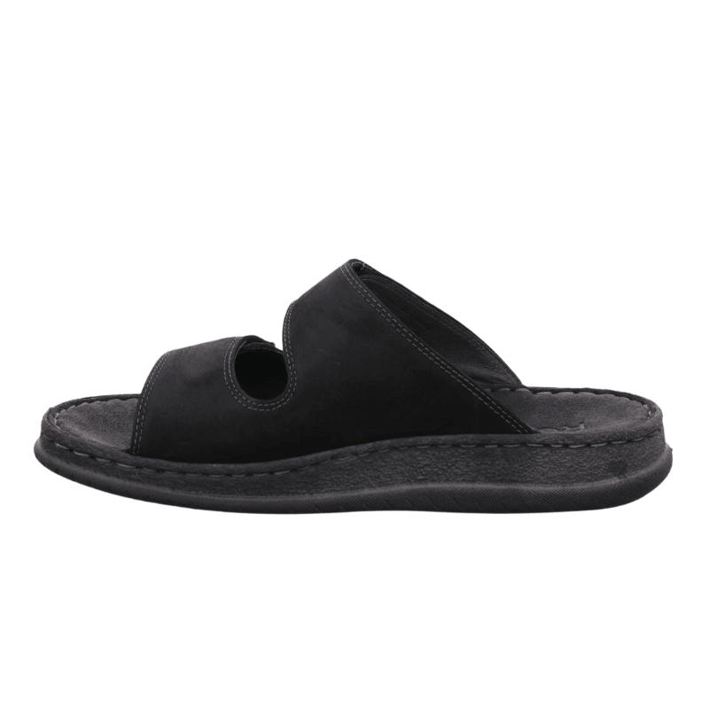 Rohde herreslipper med velcro - Sort