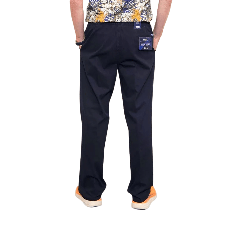 Forede bukser med elastik - Marineblå