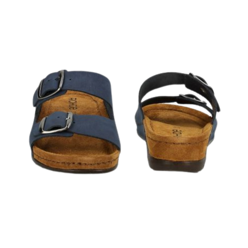 Rohde damtoffel - Mörkblå