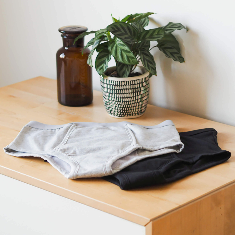 Kalsonger för inkontinens - Grå