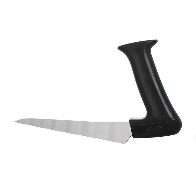 Universalkniv med vågig egg