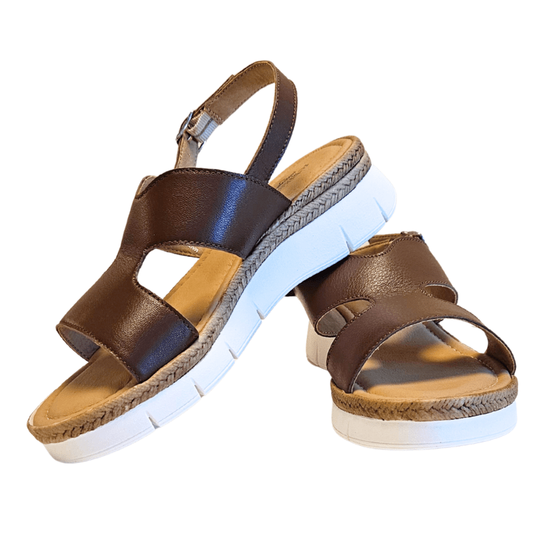 Relaxshoe damesandal - Brun