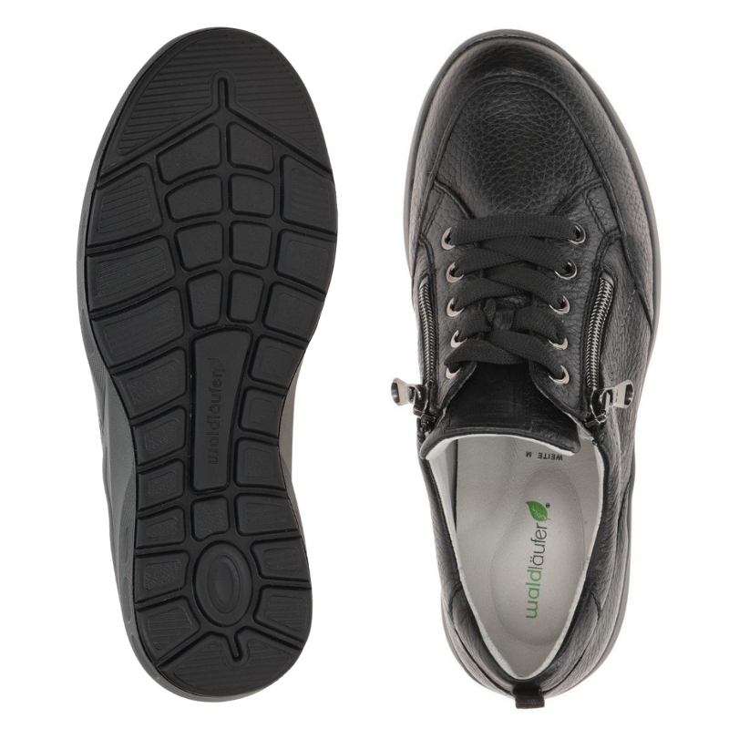 Waldläufer damsko - Svart skinn