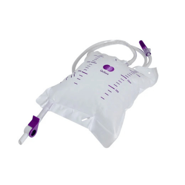 Urinpåse med 90 cm slang