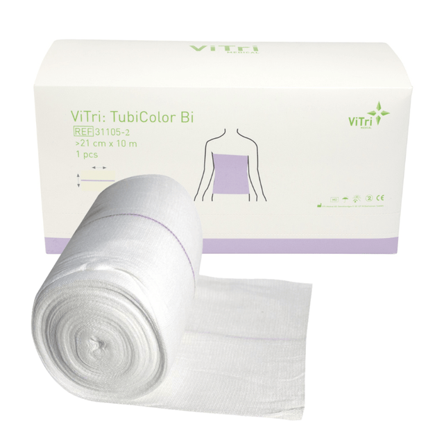 Tubbandage 21 cm på rulle - 10 m