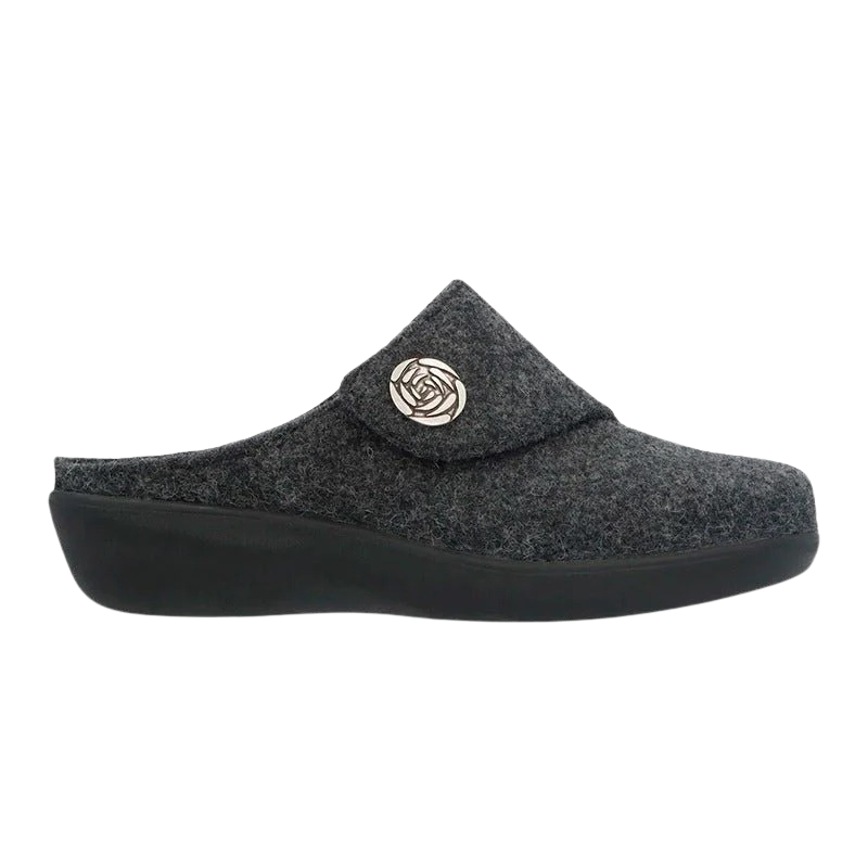 Berkemann damtoffel - Mörkgrå