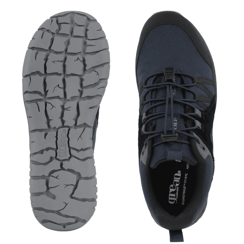 Green Comfort outdoor herresneaker - Navy