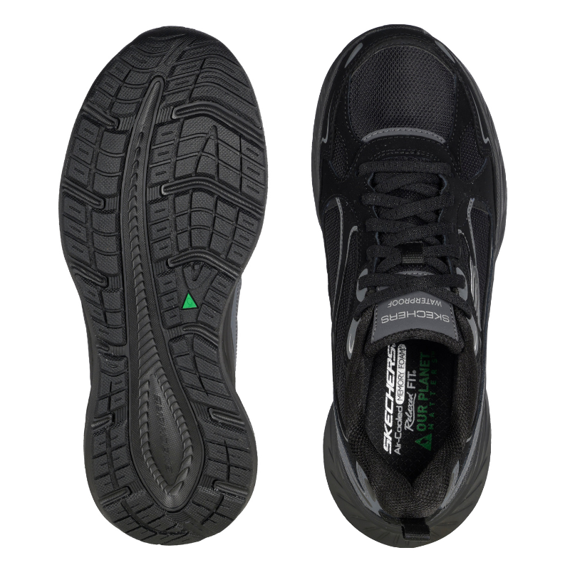 Skechers vattentät damsneaker - Svart