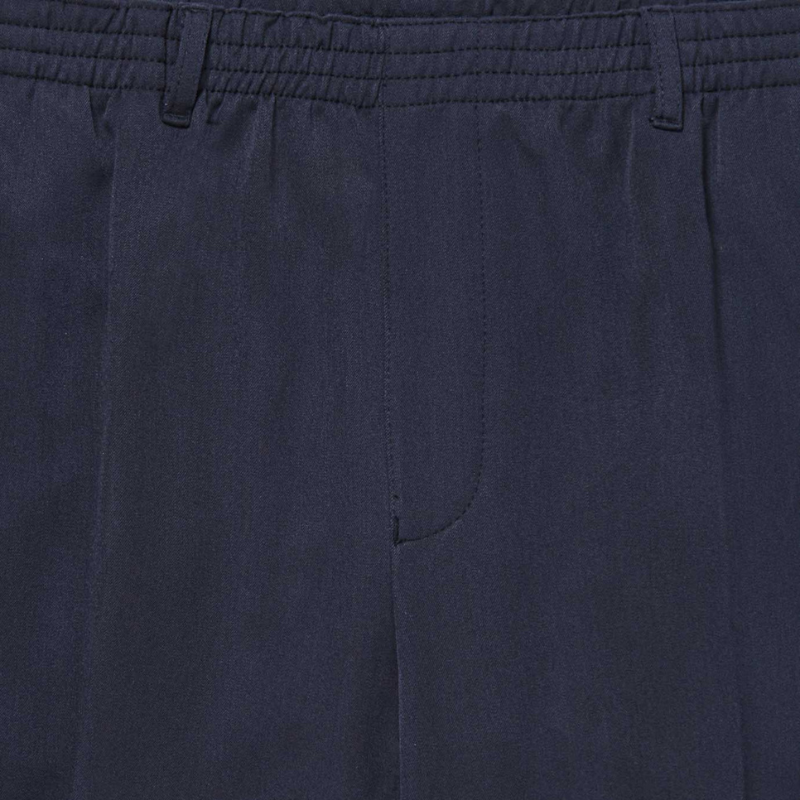 Slip-on byxor med resår - Marinblå