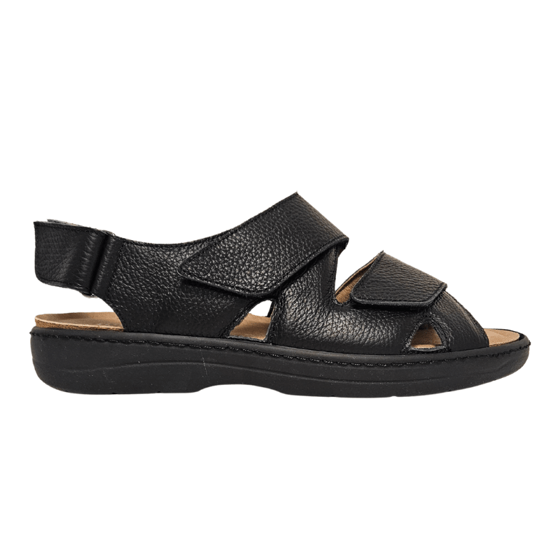 Tecnica herresandal med velcro - Sort