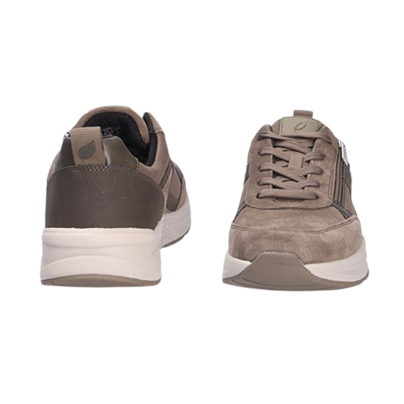 Waldläufer bred herrsneaker - Brun