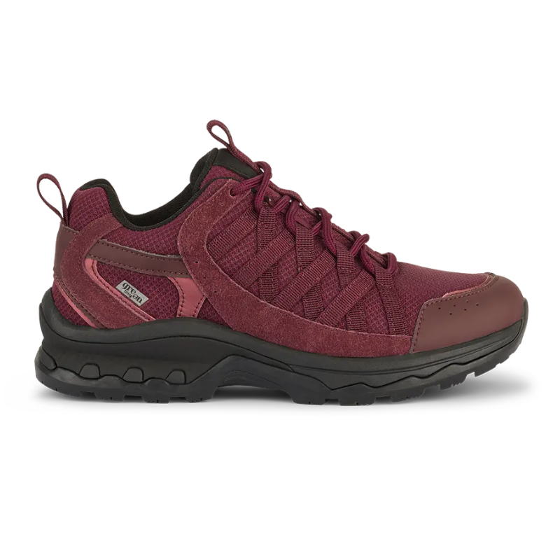 Green Comfort outdoor damsneaker - Bordeaux