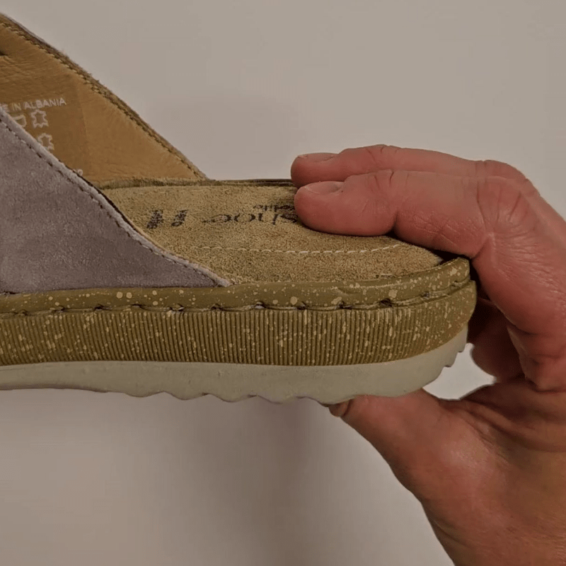 Relaxshoe dameslipper - Varm grå