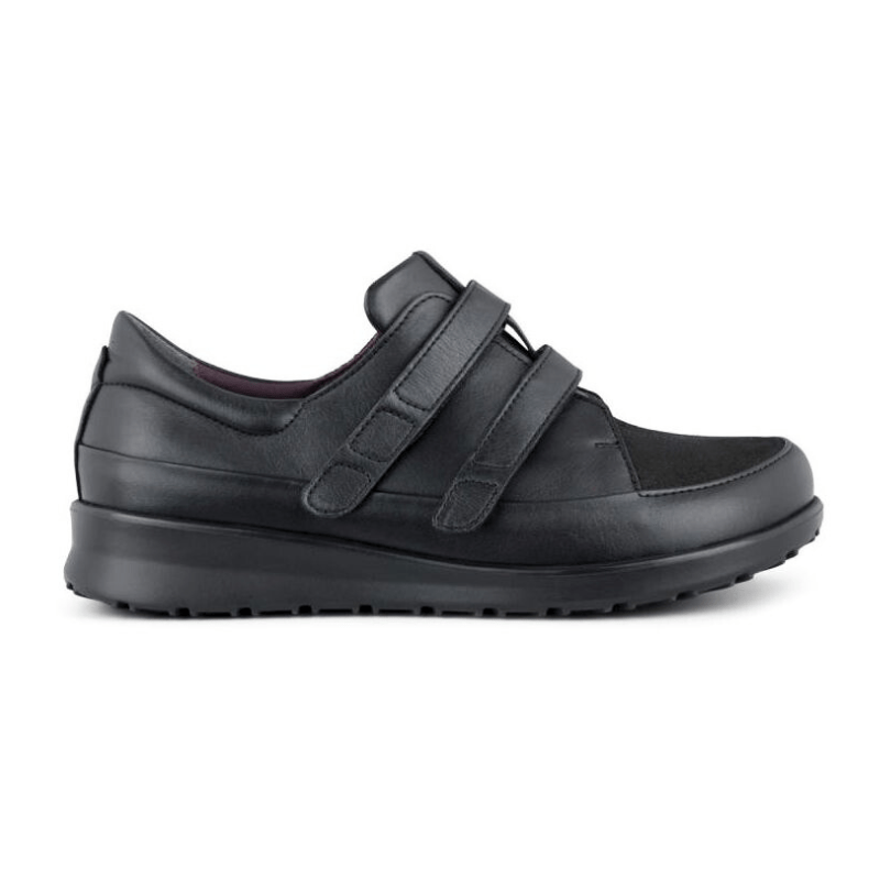 New Feet damesko med velcro - Sort