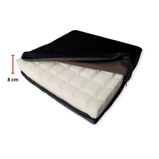 Avlastande sittdyna - 43x43x8 cm