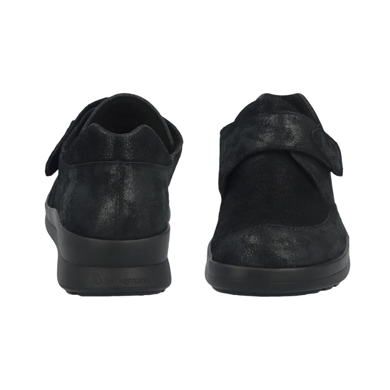 Berkemann damsko med kardborre - Svart