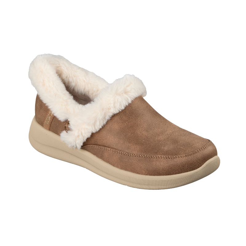 Skechers damtoffel - Kastanj