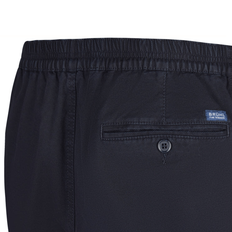 Rehabiliteringsbukser med elastik - Mørkeblå