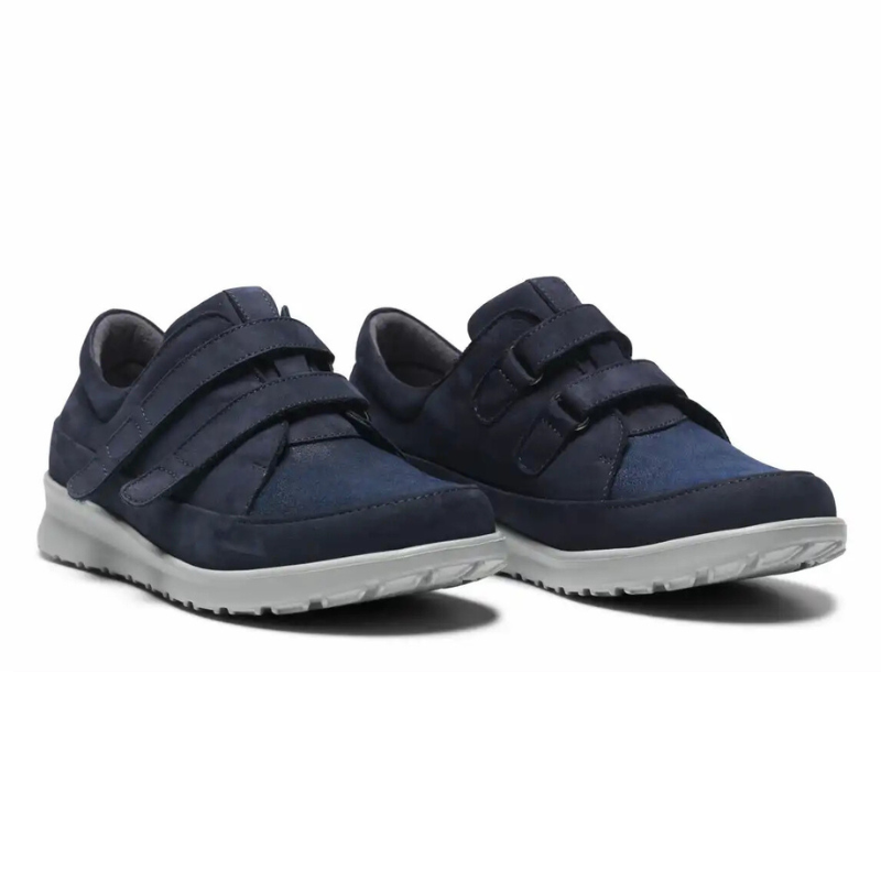 New Feet damsko med kardborre - Mörkblå