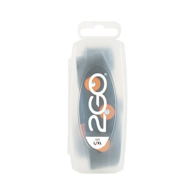 Ett par 2GO broddar för framfoten i genomskinlig plastförpackning med texten L/XL
