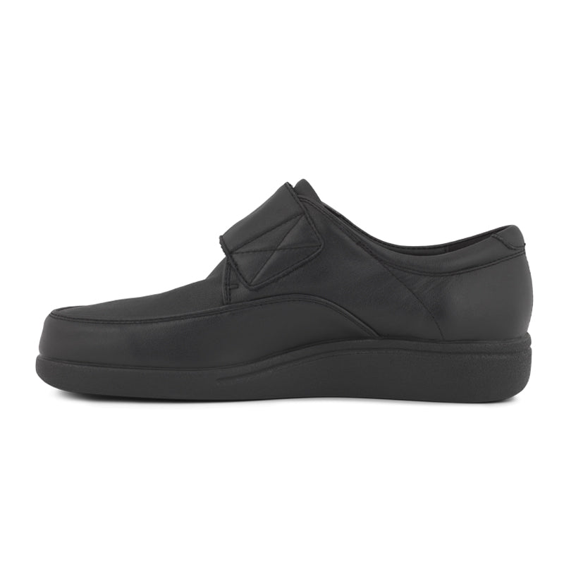 Green Comfort herresko i skind - Sort - Seniorshop
