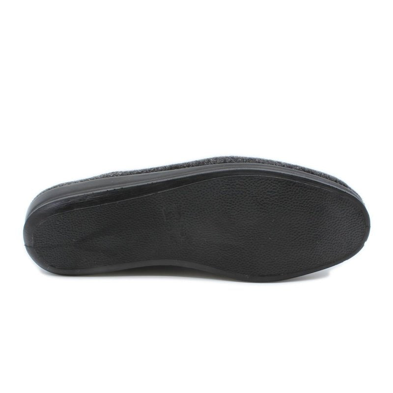 Rohde herrehjemmesko - Sort filt - Seniorshop