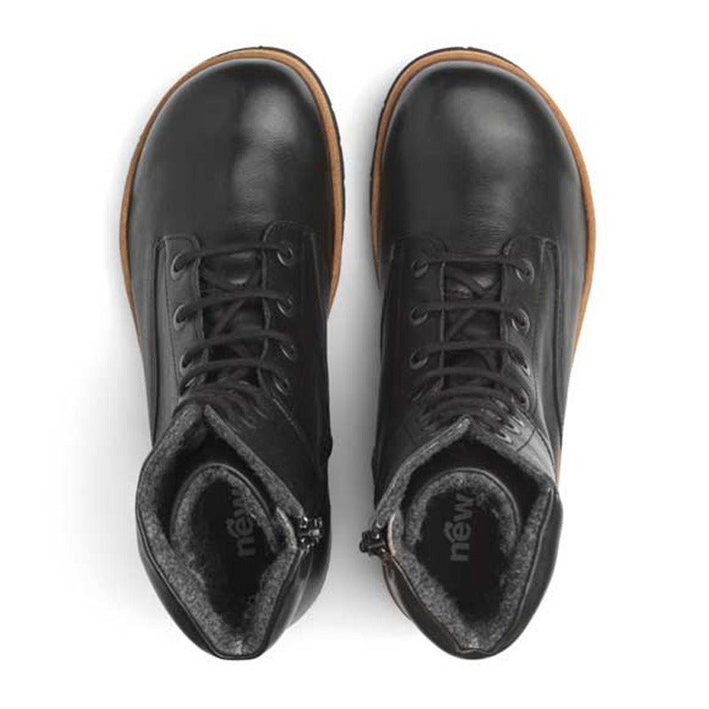 New Feet vinterkänga i läder - Svart