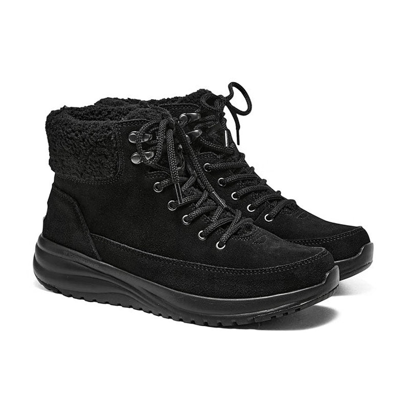 Skechers vinterstøvle - Sort - Seniorshop