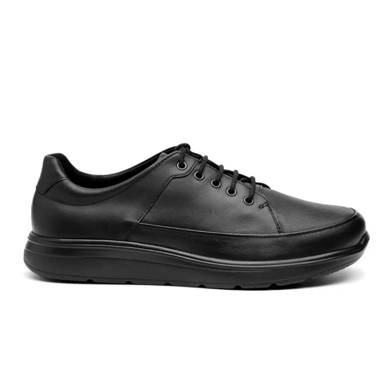 New Feet herresko med snøre - Sort - Seniorshop