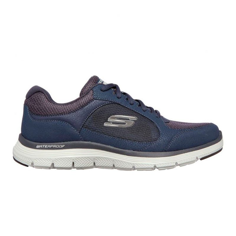 Skechers vandtæt herresneaker - Blå - Seniorshop