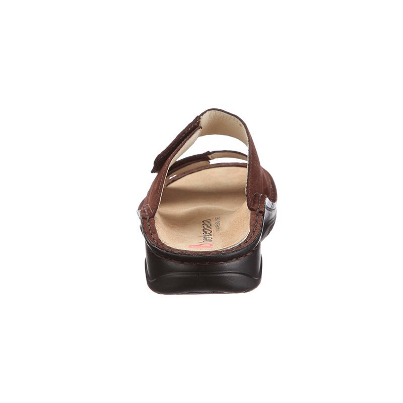 Berkemann herresandal i nubuck - Brun - Seniorshop