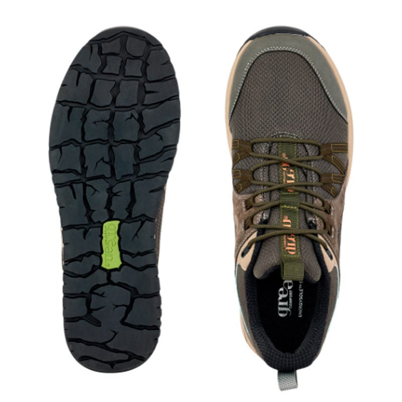 Green Comfort outdoor herrsko - Gråbrun