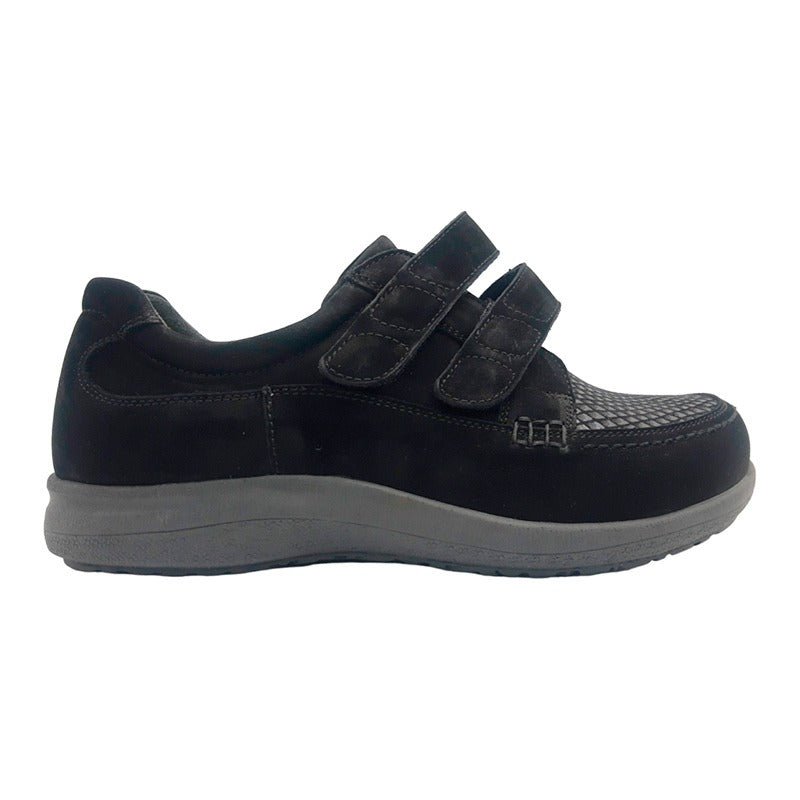 New Feet damsko med kardborre - Svart