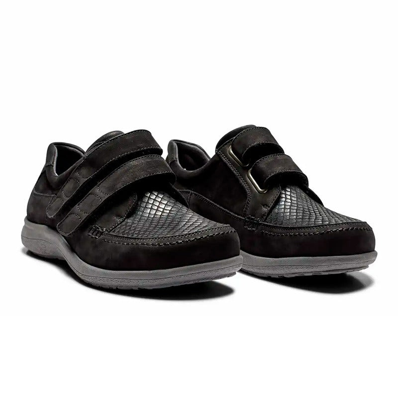 New Feet damsko med kardborre - Svart