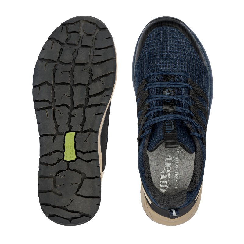 Green Comfort sportig sneaker - Marinblå