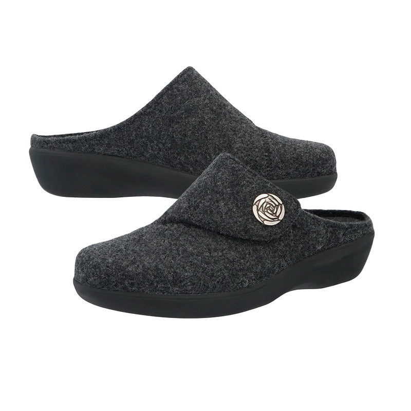 Berkemann damtoffel - Mörkgrå