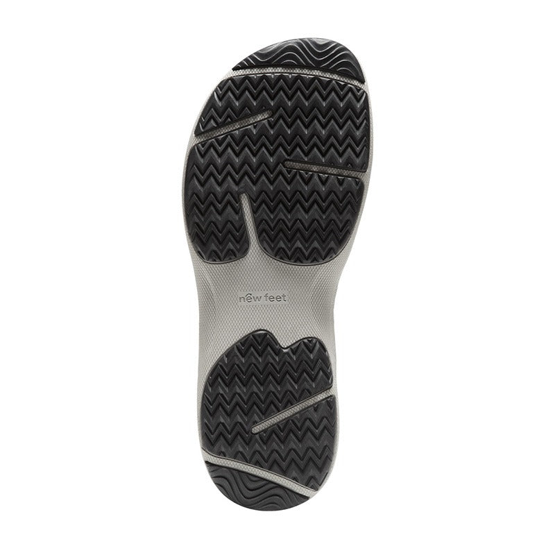 New Feet sporty damesandal - Sort - Seniorshop