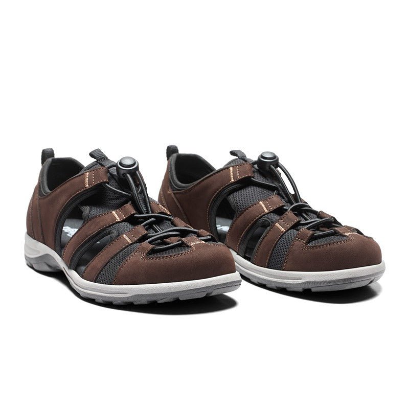 New Feet stängd herrsandal - Brun