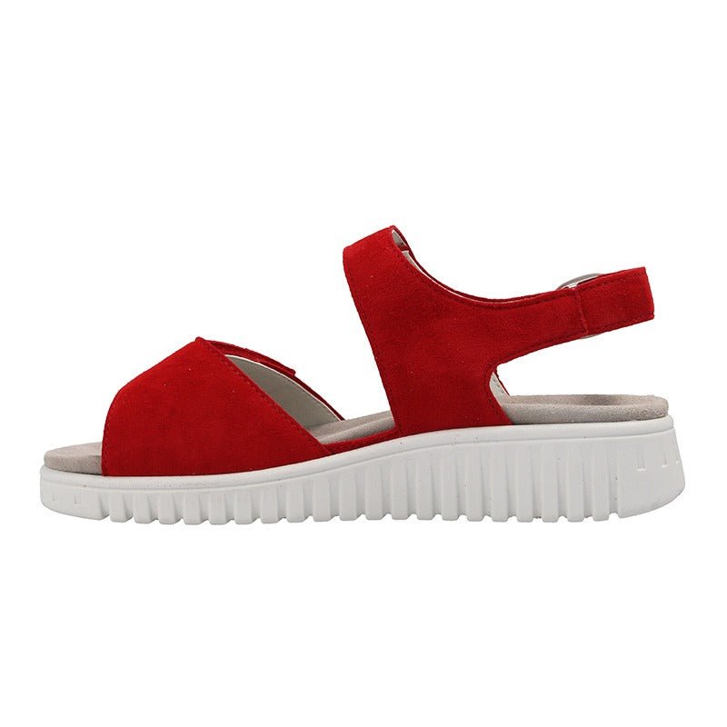 Semler damesandal - Rød - Seniorshop