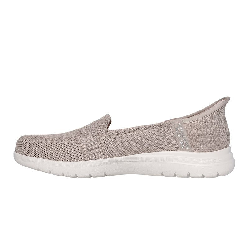 Skechers slip - in ballerina - Beige - Seniorshop