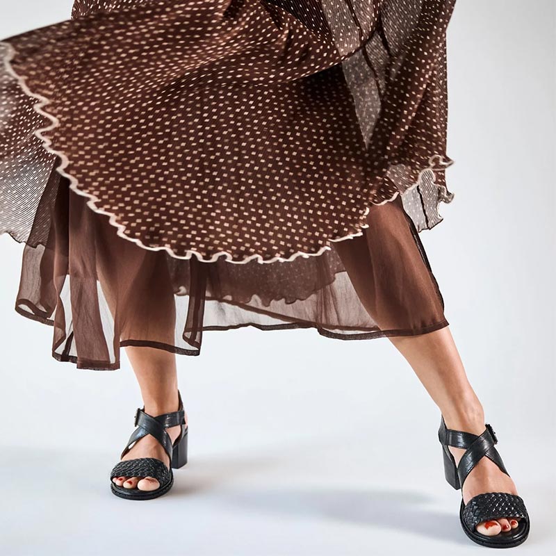 Green Comfort damsandal med klack