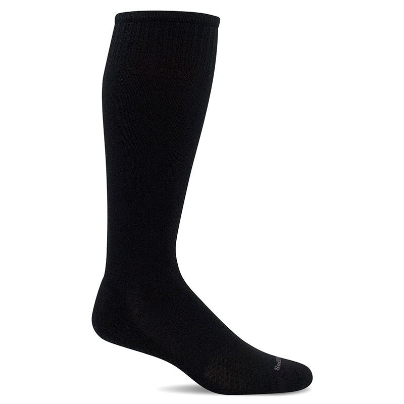 Stödstrumpa för herrar - Featherweight Black