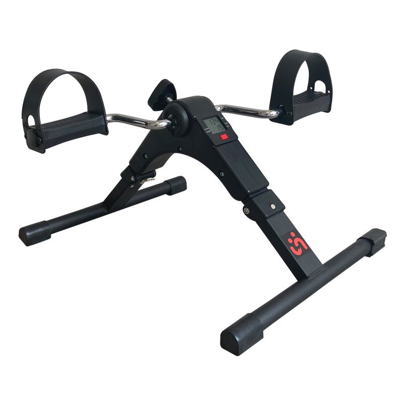 Hopfällbar digital pedaltränare - Svart